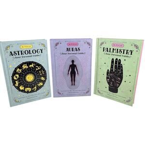 In Focus Books Divination Auras Astrology Palmistry New Condition Lot of 3